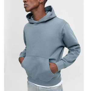2025 nouveau Style lourd épaule tombante sweat à capuche personnalisé impression Logo haute qualité coton surdimensionné à capuche Streetwear épais polaire - Product Image 3