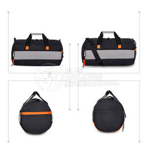 Bolsa de lona de poliéster duradera con gran capacidad y correa para el hombro para uso en viajes Bolsa de lona de viaje plegable - Product Image 6