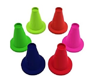 Conos de entrenamiento de agilidad de bateo de críquet multicolor de goma duradera de calidad superior para mayoristas de India - Product Image 2