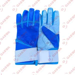 Gants de frappe de baseball professionnels personnalisés, manchette courte en cuir, durables et confortables, en vente à un prix raisonnable - Product Image 5