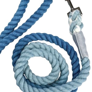 Montauk Rope Dog Lead/ <b>Leash</b> New Style Handmade Cotton Dog Rope <b>Leash</b> - Product Image 1