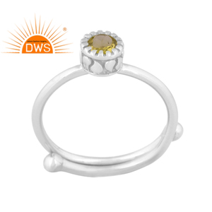 Best Quality 925 Fine Sterling Silver Natural <b>Peridot</b> Gemstone Stackable <b>Ring</b> Custom Jewelry For Women Gift For Her - Product Image 1