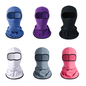 หน้ากากคลุมหน้าแบบบาลาคลาวา ผ้าพลัฌโพลีเอสเตอร์ กันลม อุ่นสบาย สำหรับผู้ใหญ่ทุกเพศ เหมาะสำหรับกีฬากลางแจ้งและใช้งานทั่วไป - Product Image 2