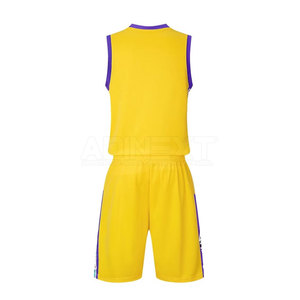 Ropa de baloncesto de diseño único más vendida, conjuntos de uniformes de tela suave y transpirable de talla grande a la venta - Product Image 2