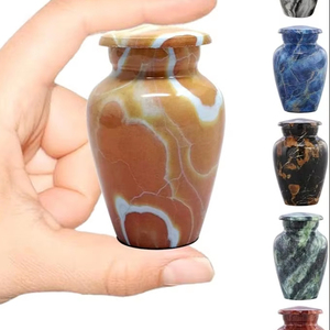 โมเสกทำด้วยมืออลูมิเนียมและแก้วใส่เถ้ากระดูกขนาดใหญ่ผู้ใหญ่ขนาดงานฝังศพแบบใช้มือกระเบื้องแต่ละชิ้นไม่ซ้ำใครสำหรับงานศพ - Product Image 1