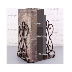 Bulk Iron Brown Color Bookends <b>Books</b> Stand Customized Size And Shape Bookends For Office Home And Schools Use - Product Image 1