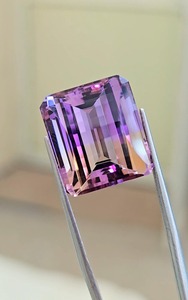 พลอยอะเมทรีนจากธรรมชาติที่มีคุณภาพดีที่สุด29.05 CTS พิกเซลเจียระไนแบบหลวมเหมาะสำหรับทำเครื่องประดับ - Product Image 2