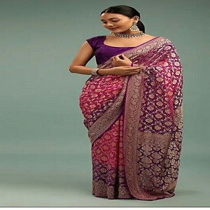 ปาร์ตี้ดีไซเนอร์สวมชุดส่าหรีหรือชุดส่าหรีและ Lehenga Saree สำหรับงานแต่งงานนี้ - Product Image 2