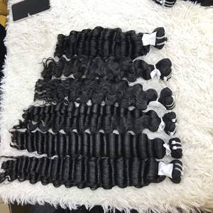 Orden diaria 100% Extensiones de cabello humano virgen vietnamita Estilo de onda profunda suelta con color natural de cabello VQ - Product Image 3