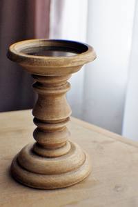 Portavelas de Madera Ecológico de Alta Calidad para Meditación, Yoga, Spa, Decoración del Hogar, Día de San Valentín - Product Image 2