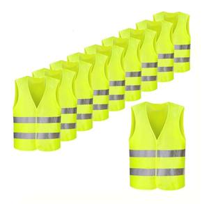 Manufacture <b>Reflector</b> Jackets Vest Safety Vest Custom logo Construction Clothing Multi Pockets Safety Vest - Product Image 2