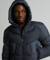 Nouvelle conception de manteau imperméable à capuche pour homme, parka matelassée, mode canadienne, hiver, extérieur, chaud, parka en duvet d'oie pour homme, veste pour homme