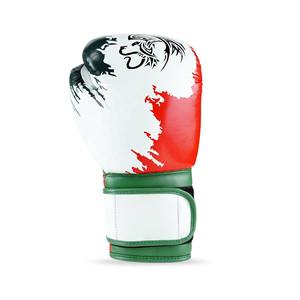 Gants de boxe professionnels en cuir de vachette noir 12oz en gros Adultes PVC Lacés Logo personnalisé Tailles 8oz 16oz Cuir gagnant de haute qualité - Product Image 4