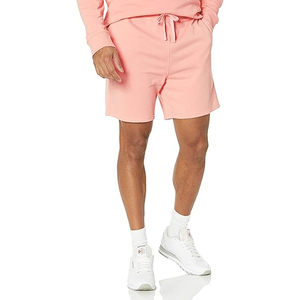 Pantalones Cortos Deportivos Casuales de Felpa para Hombre, 100% Algodón, Color Sólido, Elásticos en la Cintura, Transpirables, Impermeables, Ecológicos, Cómodos y Duraderos para Entrenamiento - Product Image 3