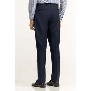 Pantalon habillé coupe droite taille haute avec fermetures éclair décoratives style professionnel taille XL couleur 'Ice Silk' FP-NFL25-017 - Product Image 3
