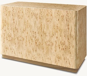 โต๊ะกาแฟสี่เหลี่ยมผืนผ้าไม้ burl - Product Image 1