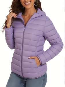 Custom Print Logo <b>Short</b> Loose-Fit Warm Puffer <b>Jacket</b> for <b>Women</b> 2026 Wholesale Customized Winter Regular Length Solid Color - Product Image 4