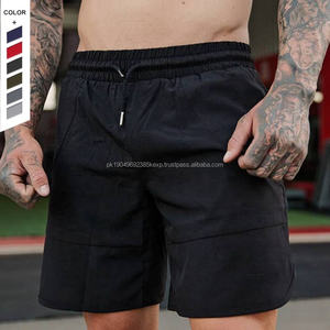 2025 nuevos pantalones cortos deportivos de Fitness de secado rápido Casual Running Capris para hombre baloncesto entrenamiento muscular Jogging Pantalones - Product Image 2