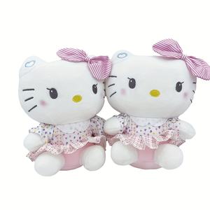 Sanrioss HaloKitty 粉色花朵连衣裙大号毛绒玩具可拥抱的毛绒玩具感恩节派对礼物女孩 - Product Image 2