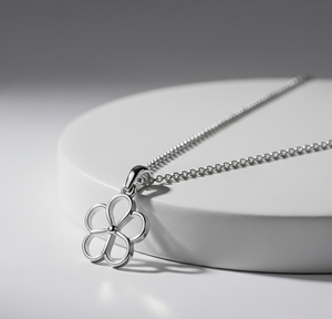 Collar de cadena de eslabones minimalista para mujer, plata 925 con colgante chapado en oro, uso diario, regalo de moda, MOQ bajo - Product Image 4