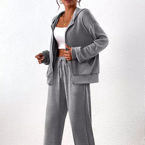 Conjunto Deportivo Unisex 100% Algodón de Secado Rápido, Trajes Deportivos para Mujer, Ropa Deportiva Ajustada y Cómoda, Lavable, para Invierno - Product Image 1