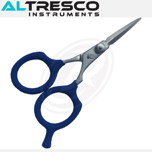 Ciseaux à broder économiques en acier inoxydable avec large boucle (manche en mousse) lame inférieure dentelée pour la couture et la beauté - Product Image 5