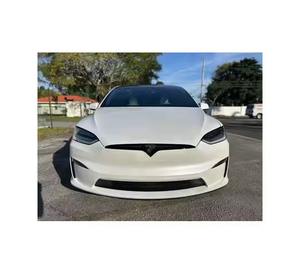 2024 Tesla Model X Plaid AWD véhicule électrique d'occasion boîte de vitesses automatique sièges en cuir intérieur sombre toit ouvrant panoramique gauche - Product Image 1