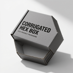 Boîte à savon hexagonale en papier kraft recyclable écologique avec logo personnalisé pour emballage cadeau de soins de la peau naturels biologiques faits à la main - Product Image 6