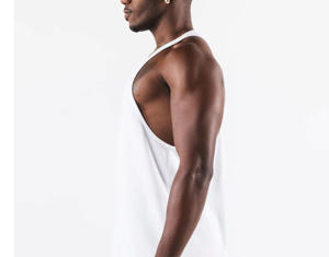 Camiseta sin Mangas de Alta Calidad para Hombre, para Deportes, Gimnasio, Entrenamiento, Color Sólido, Camiseta sin Mangas Personalizada Estampada de Alta Calidad para Hombre en Venta - Product Image 2