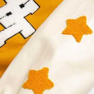 Veste d'hiver Letterman de qualité supérieure pour hommes, tenue décontractée avec col montant et logo sur le devant, vente en gros de vêtements - Product Image 5