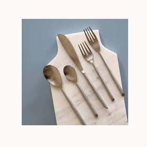 Modern Stainless Steel Cutlery Set Luxury Royal Design <b>MOP</b> <b>Handle</b> Gold Finish Durable Flatware for Weddings Food Use - Product Image 2