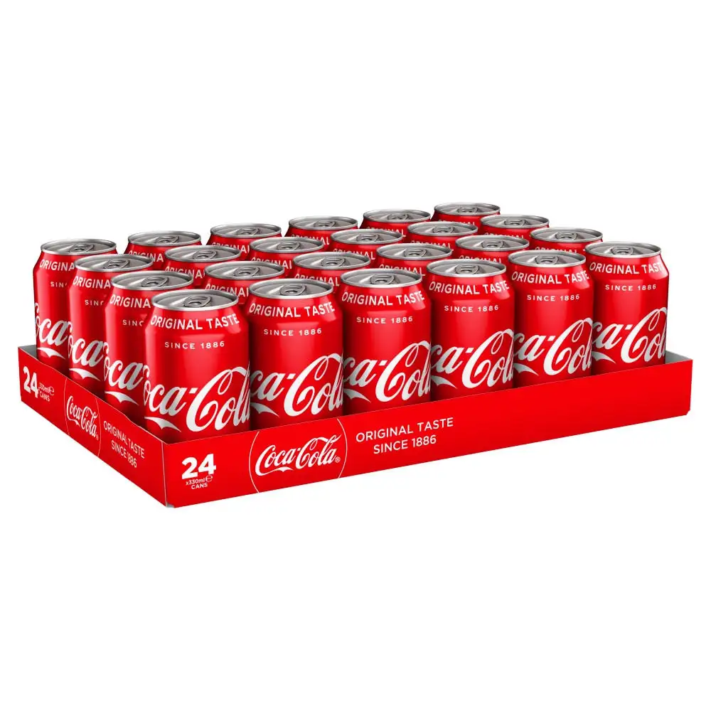Coca Cola Soft Drink / Original coca cola 330ml cans German Origin .