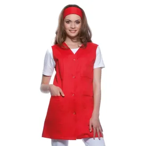 Sara Custom Merchandising <b>Work</b> Smock Customizable <b>Aprons</b> for Premium Workstation Coverage - Product Image 5