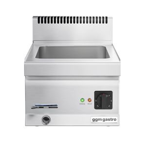 Bain-marie de comptoir - GN 1/1 ou 2x GN 1/2 - 1,2 kW - avec robinet de vidange - Product Image 4