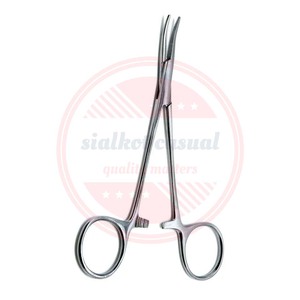 Pince à moustiques Mâchoire incurvée droite Outils à main à usage unique Instruments dentaires chirurgicaux en acier inoxydable - Product Image 3