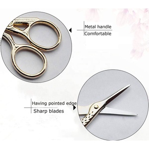 High Quality Vintage Style Classic <b>Scissors</b> Smooth Stainless Steel Best Stork <b>Sewing</b> Embroidery Shears for Industrial Shearing - Product Image 5