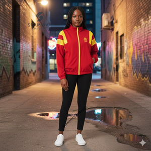 Veste coupe-vent décontractée NSPDK Sorority, veste coupe-vent d'extérieur, veste légère à capuche brodée pour femmes - Product Image 5