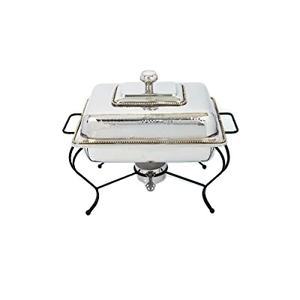 อาหารจานร้อนจัดเลี้ยงทำจากเหล็กสำหรับจัดงานแต่งงานตกแต่งงานปาร์ตี้จานบุฟเฟ่ต์เสิร์ฟอาหารสำหรับบ้านโรงแรมร้านอาหาร - Product Image 1