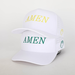 หมวกแก๊ปเจาะรูปัก3D หมวกกันน้ำหมวกตัดเลเซอร์มี5แผงหมวกกอล์ฟน้ำหนักเบากันน้ำหมวกตัดด้วยเลเซอร์ - Product Image 6