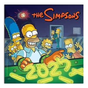 Calendario de Escritorio Personalizado de Los Simpson 2025, Calendario Perpetuo de Papel Impreso para Exhibición en Oficina y Uso como Reloj - Product Image 4