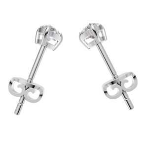 Boucles d'oreilles clous en moissanite poire 2 carats en or massif 14 carats, bijoux fins, cadeau pour femme, véritable moissanite poire 2 carats, vente en gros - Product Image 3