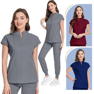 Uniforme d'infirmière respirant avec logo personnalisé, uniforme d'hôpital, vêtements de travail pour salon de beauté dentaire, uniforme médical, ensemble de blouses médicales pour hommes et femmes - Product Image 2