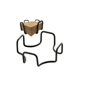 Posavasos de piedra de metal con estilo moderno, venta directa de fábrica, alfombrillas y almohadillas de metal, soporte para accesorios de cocina - Product Image 2