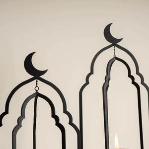 Faroles de Vela Árabes con Iluminación Islámica para Ramadán, Eid y Navidad, Colores Personalizados, Ecológicos, de Metal, para Mesa o Suelo, Más Vendidos - Product Image 6