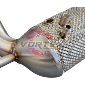 ท่อไอเสีย Vortex Factory Exhaust Header Downpipe สำหรับ PORSCHE 911 992 3.0T ปี 2019-2024 ทำจากสแตนเลสสตีล สำหรับรถแข่ง แบบไหลอิสระ - Product Image 3