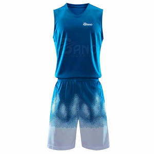 Uniforme de Baloncesto Personalizado para Hombre, Talla Grande, Transpirable, 100% Poliéster, Ropa de Equipo con Colores y Logotipo Personalizados - Product Image 1