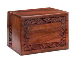 Urnas de cremación de madera modernas de Venta caliente, urnas decorativas para entierro funerario hechas a mano para hombre y mujer a bajo precio - Product Image 1