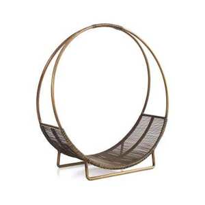 Metal <b>Log</b> Holder Durable & Rust-Resistant Perfect for Firewood Storage Indoor & Outdoor Use Modern Design - Product Image 5