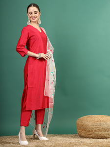 ชุดคุर्ติสแบบ Anarkali ผ้าฝ้ายแท้คุณภาพพรีเมียมสำหรับผู้หญิง แบรนด์ Rama Kurtis เหมาะสำหรับงานปาร์ตี้และงานเทศกาล จากรัฐราชสถาน มีสินค้าพร้อมส่ง ขายส่ง - Product Image 6