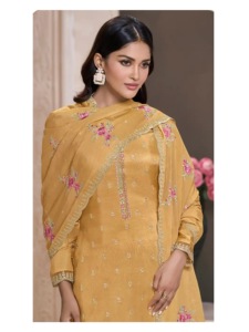 Suministro directo de fábrica Vinay Fashion Kuleesh Zarkan Salwar kameez trajes con bordado Seqance trabajo a precio de fábrica - Product Image 5